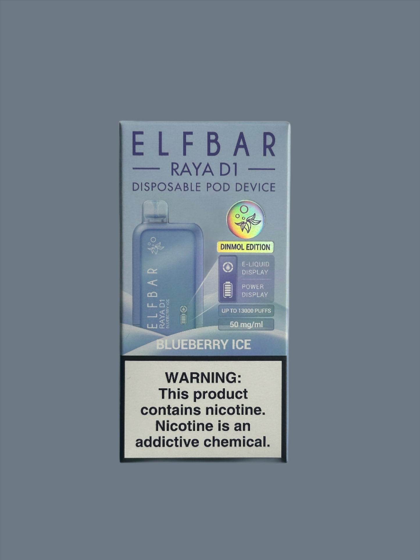 Blueberry Ice ElfBar RAYA D1 13,000 Puff Disposable